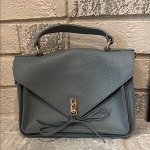 Crossi Elegant Blue Gray Handbag